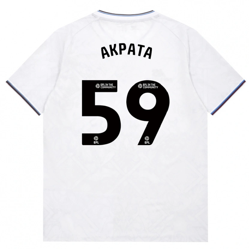 Danxen Mulher Camisola Tyron Akpata #59 Borgonha Branco Alternativa 2026/27 Camisa