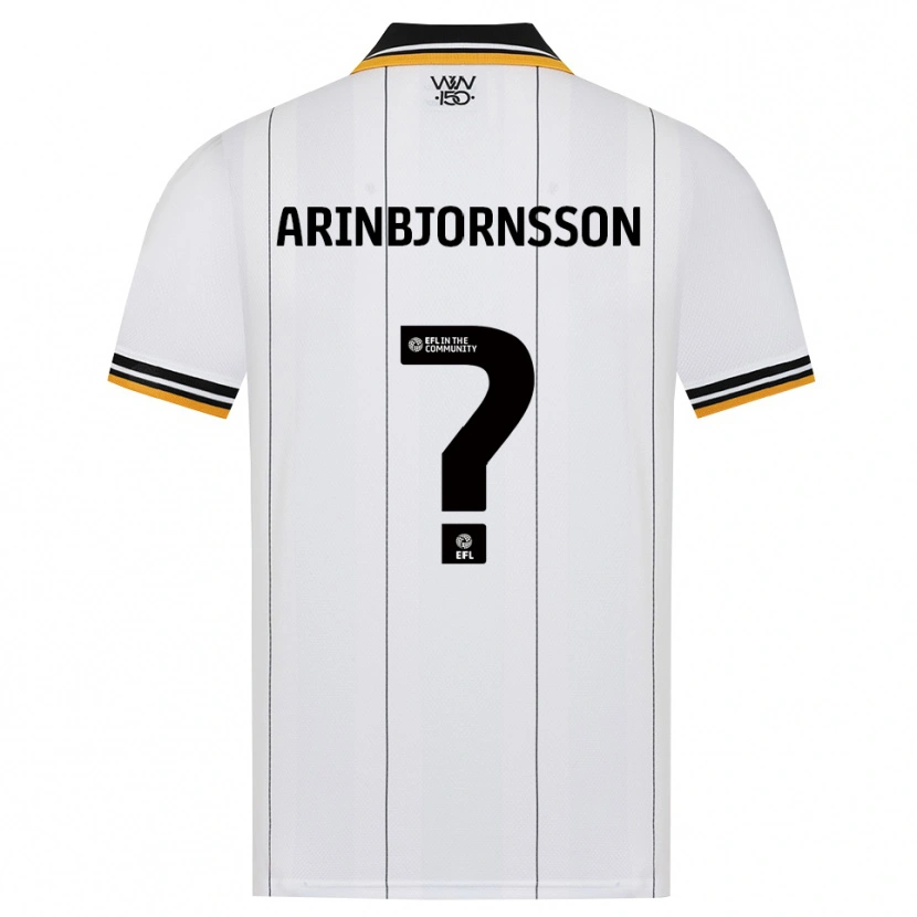 Danxen Mulher Camisola Palmi Arinbjornsson #0 Laranja Branco Preto Alternativa 2026/27 Camisa