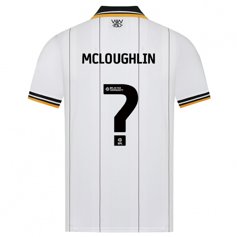 Danxen Mulher Camisola Lee Mcloughlin #0 Laranja Branco Preto Alternativa 2026/27 Camisa