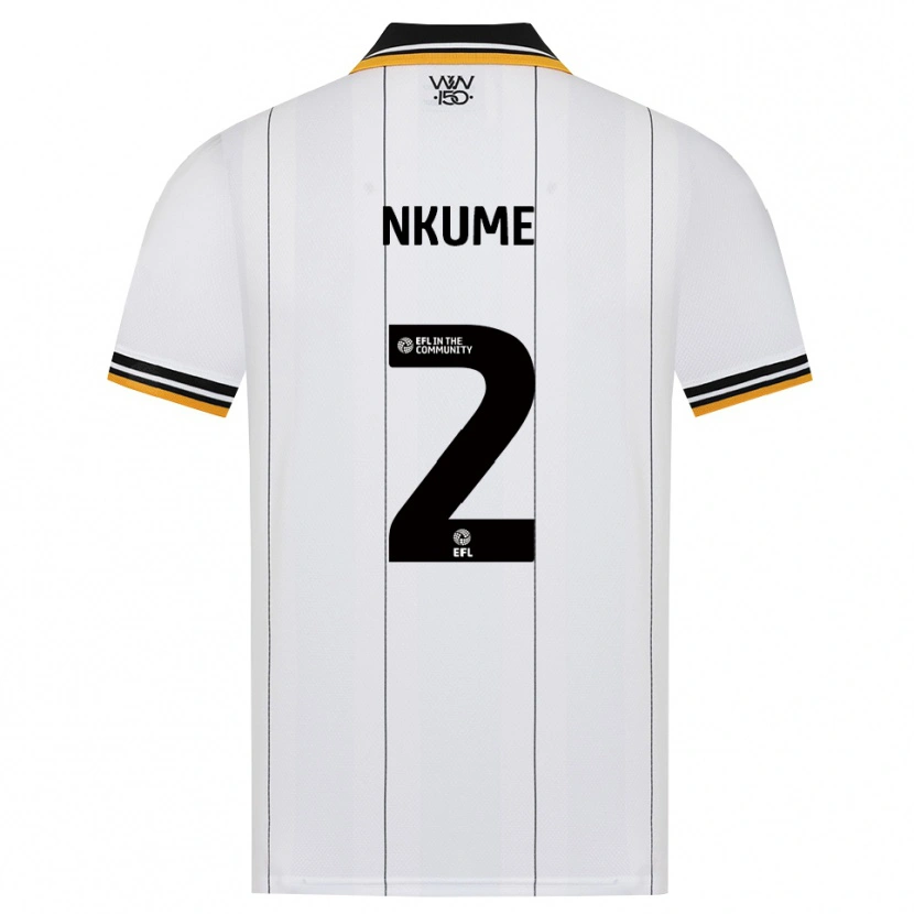 Danxen Mulher Camisola Saviour Nkume #2 Laranja Branco Preto Alternativa 2026/27 Camisa