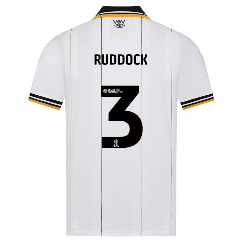 Danxen Mulher Camisola Max Nolan-Ruddock #3 Laranja Branco Preto Alternativa 2026/27 Camisa