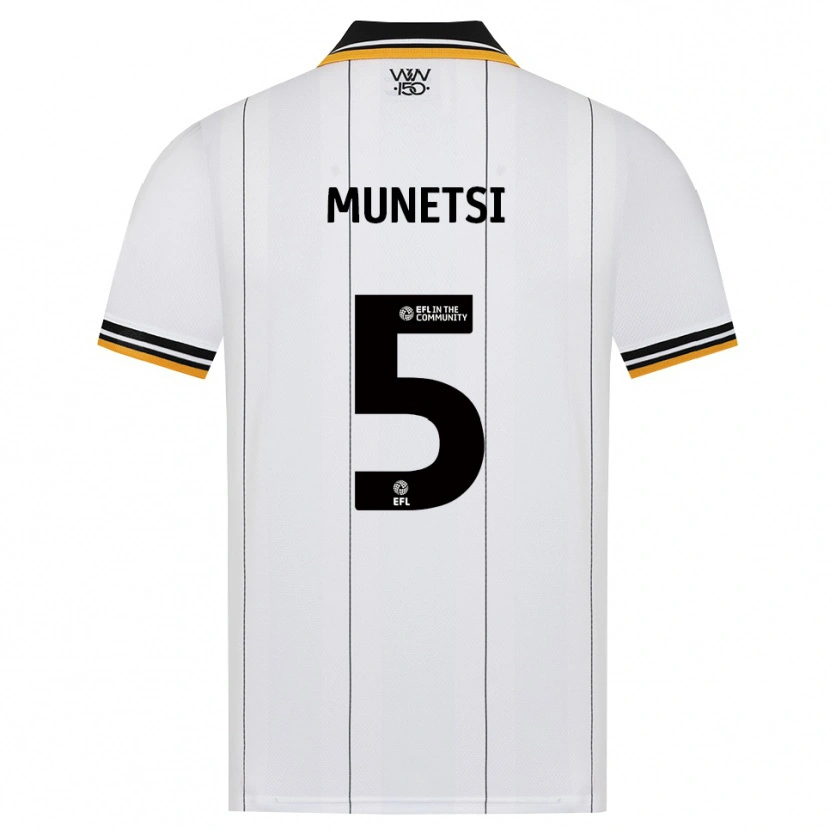 Danxen Mulher Camisola Marshall Munetsi #5 Laranja Branco Preto Alternativa 2026/27 Camisa
