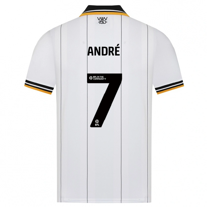 Danxen Mulher Camisola André Trindade Da Costa Neto #7 Laranja Branco Preto Alternativa 2026/27 Camisa