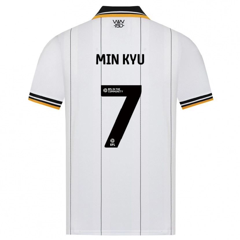 Danxen Mulher Camisola Min-Kyu Ji #7 Laranja Branco Preto Alternativa 2026/27 Camisa