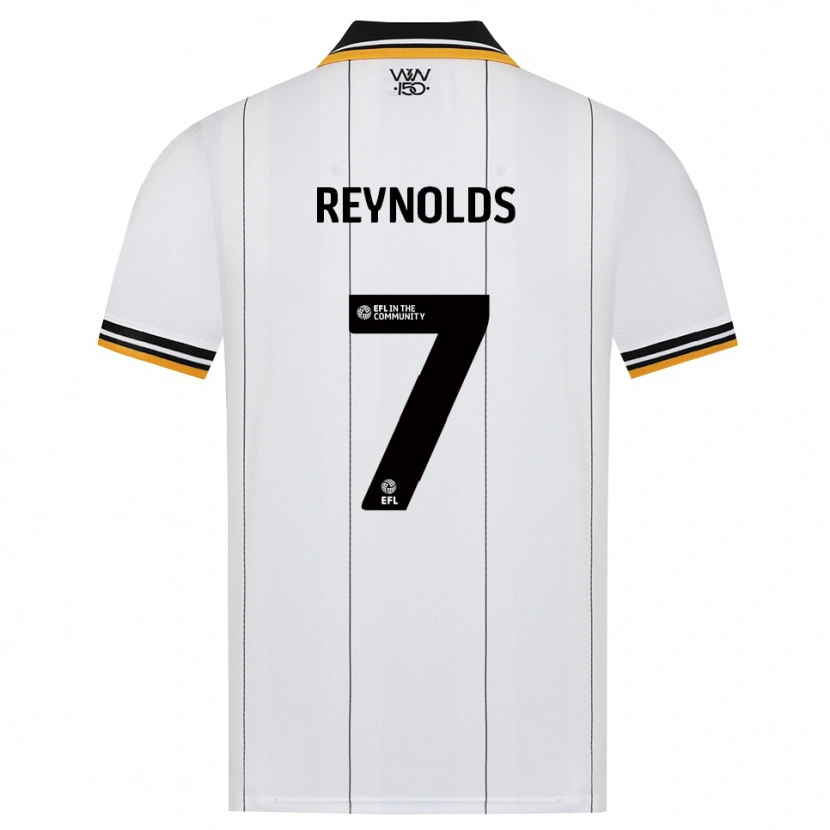 Danxen Mulher Camisola Fabian Reynolds #7 Laranja Branco Preto Alternativa 2026/27 Camisa