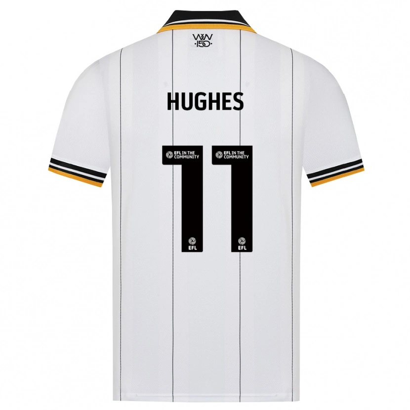 Danxen Mulher Camisola Amber Hughes #11 Laranja Branco Preto Alternativa 2026/27 Camisa
