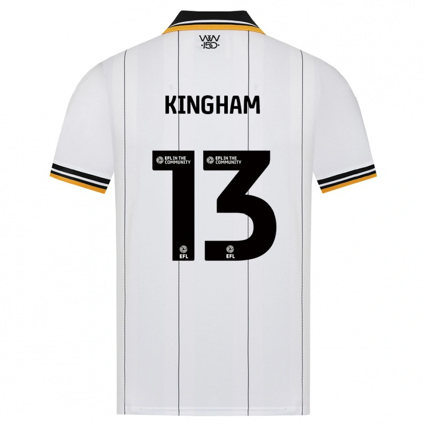 Danxen Mulher Camisola Joshua Kingham #13 Laranja Branco Preto Alternativa 2026/27 Camisa