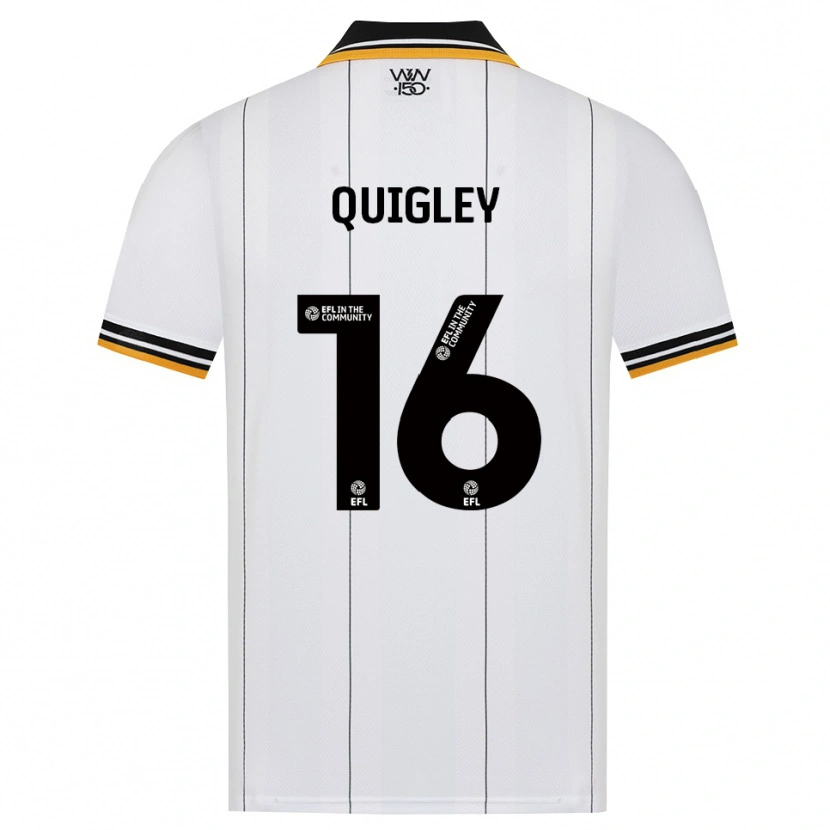 Danxen Mulher Camisola Racheal Quigley #16 Laranja Branco Preto Alternativa 2026/27 Camisa
