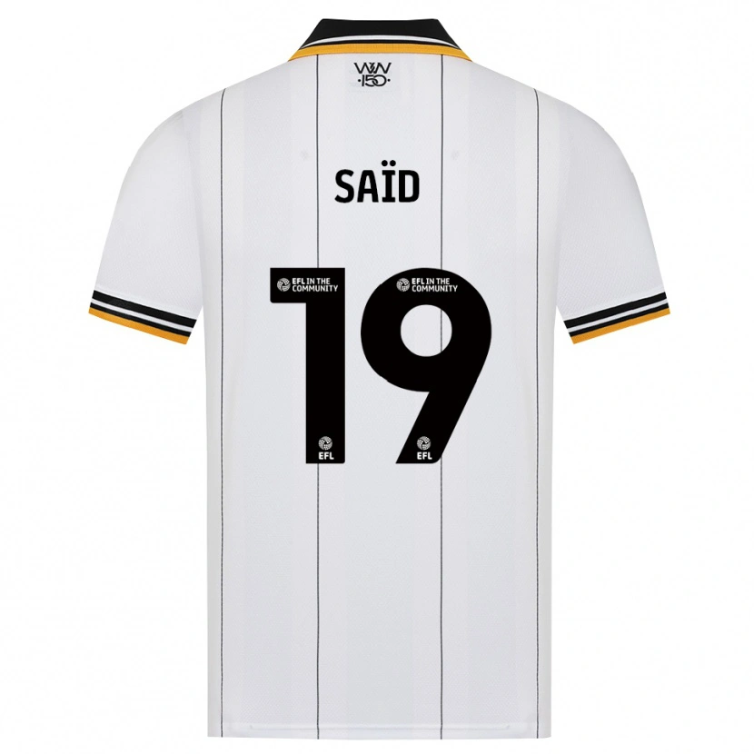 Danxen Mulher Camisola Rafiki Saïd #19 Laranja Branco Preto Alternativa 2026/27 Camisa