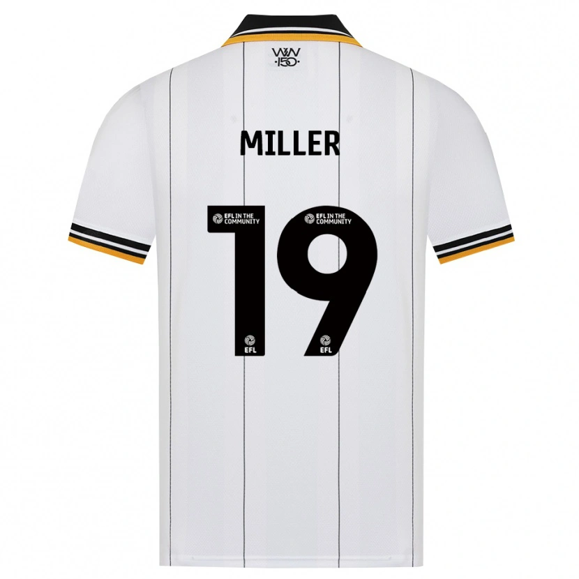 Danxen Mulher Camisola Ali Miller #19 Laranja Branco Preto Alternativa 2026/27 Camisa