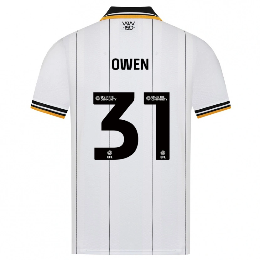 Danxen Mulher Camisola Skye Owen #31 Laranja Branco Preto Alternativa 2026/27 Camisa