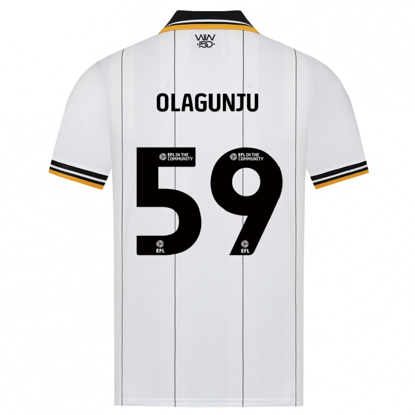 Danxen Mulher Camisola Saheed Olagunju #59 Laranja Branco Preto Alternativa 2026/27 Camisa