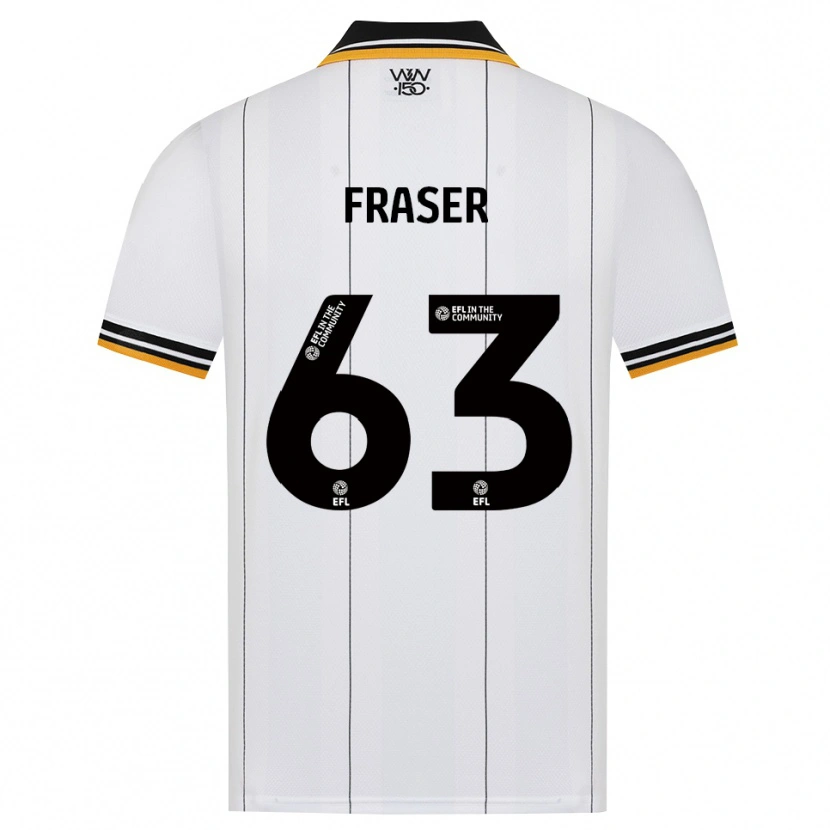 Danxen Mulher Camisola Nathan Fraser #63 Laranja Branco Preto Alternativa 2026/27 Camisa
