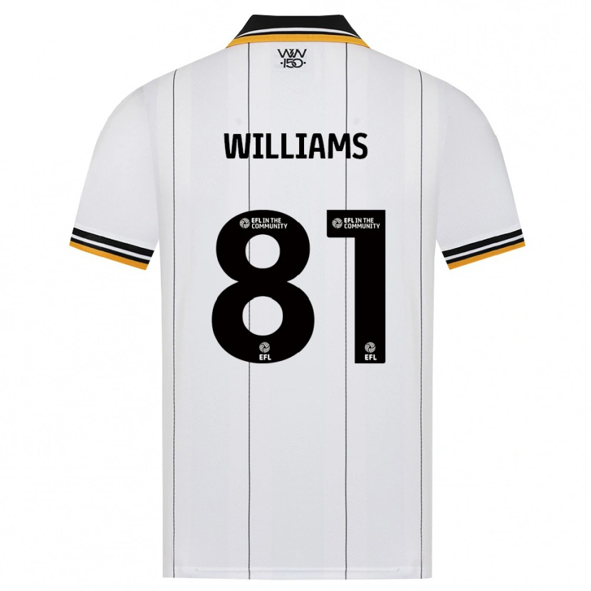 Danxen Mulher Camisola Ashton Williams #81 Laranja Branco Preto Alternativa 2026/27 Camisa