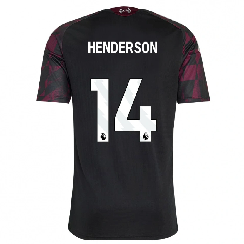 Danxen Mulher Camisola Henderson #14 Preto Branco Roxo Terceiro 2026/27 Camisa