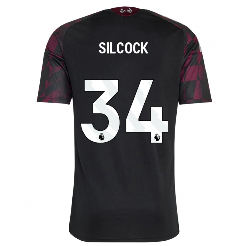 Danxen Mulher Camisola Hannah Silcock #34 Preto Branco Roxo Terceiro 2026/27 Camisa