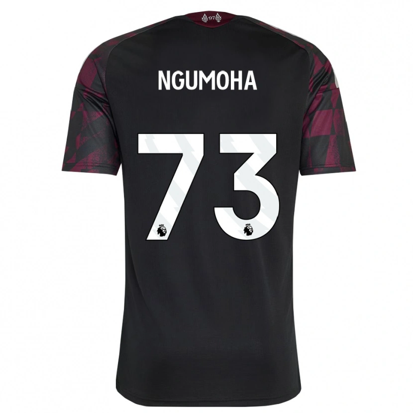 Danxen Mulher Camisola Rio Ngumoha #73 Preto Branco Roxo Terceiro 2026/27 Camisa