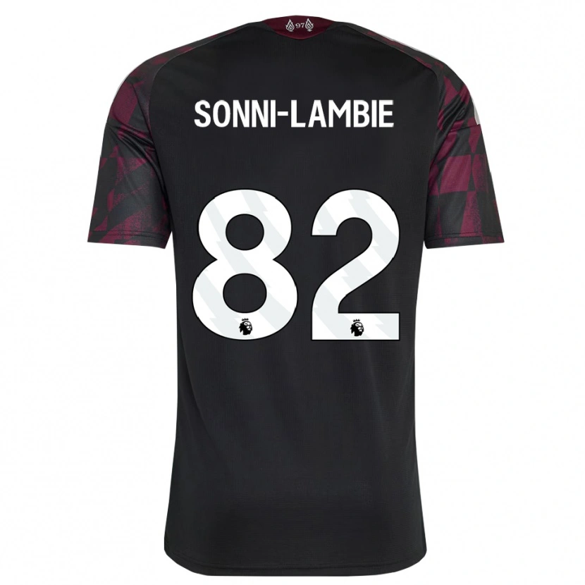 Danxen Mulher Camisola Joshua Sonni-Lambie #82 Preto Branco Roxo Terceiro 2026/27 Camisa