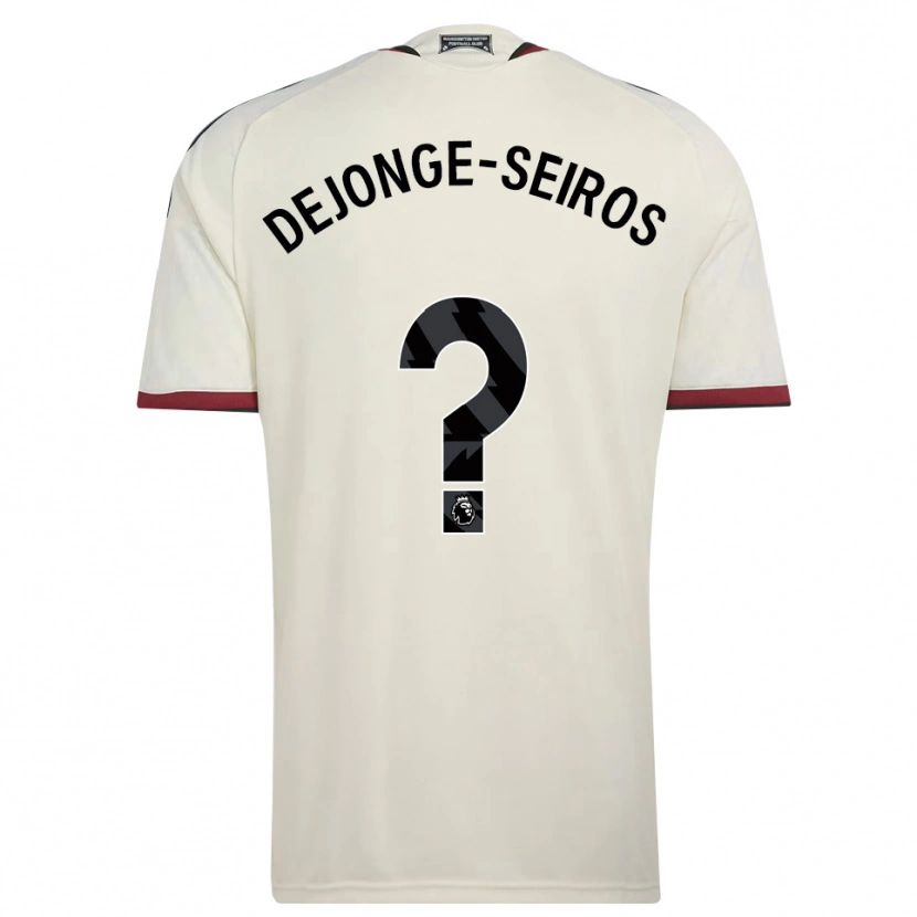 Danxen Mulher Camisola Edson Dejonge-Seiros #0 Beige Preto Vermelho Terceiro 2026/27 Camisa