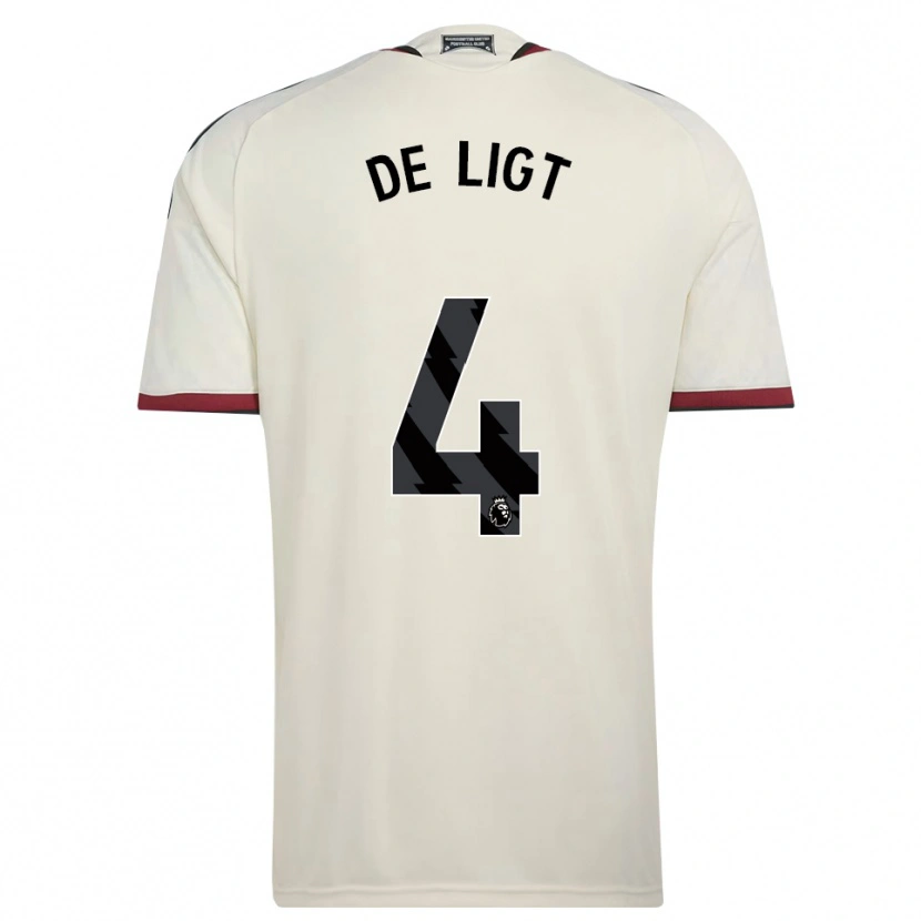 Danxen Mulher Camisola Matthijs De Ligt #4 Beige Preto Vermelho Terceiro 2026/27 Camisa