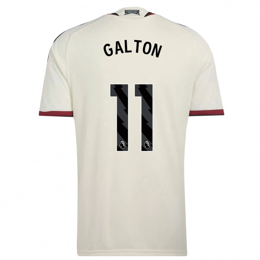 Danxen Mulher Camisola Leah Galton #11 Beige Preto Vermelho Terceiro 2026/27 Camisa