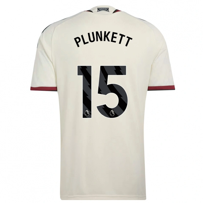 Danxen Mulher Camisola Dante Plunkett #15 Beige Preto Vermelho Terceiro 2026/27 Camisa
