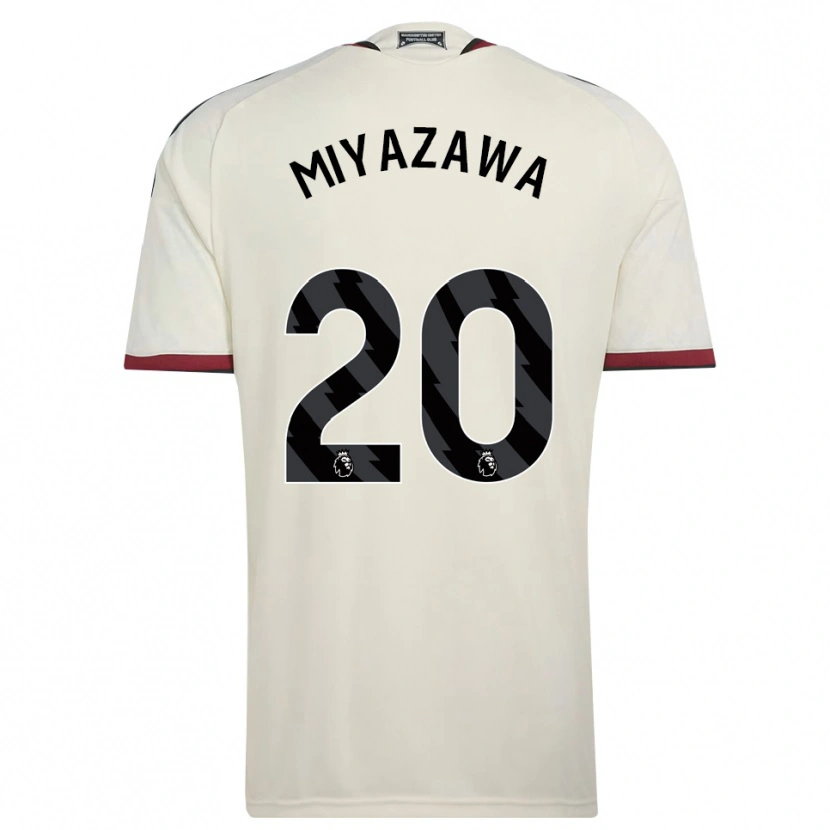 Danxen Mulher Camisola Hinata Miyazawa #20 Beige Preto Vermelho Terceiro 2026/27 Camisa