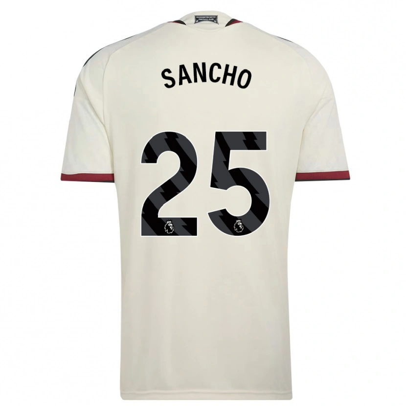 Danxen Mulher Camisola Jadon Sancho #25 Beige Preto Vermelho Terceiro 2026/27 Camisa