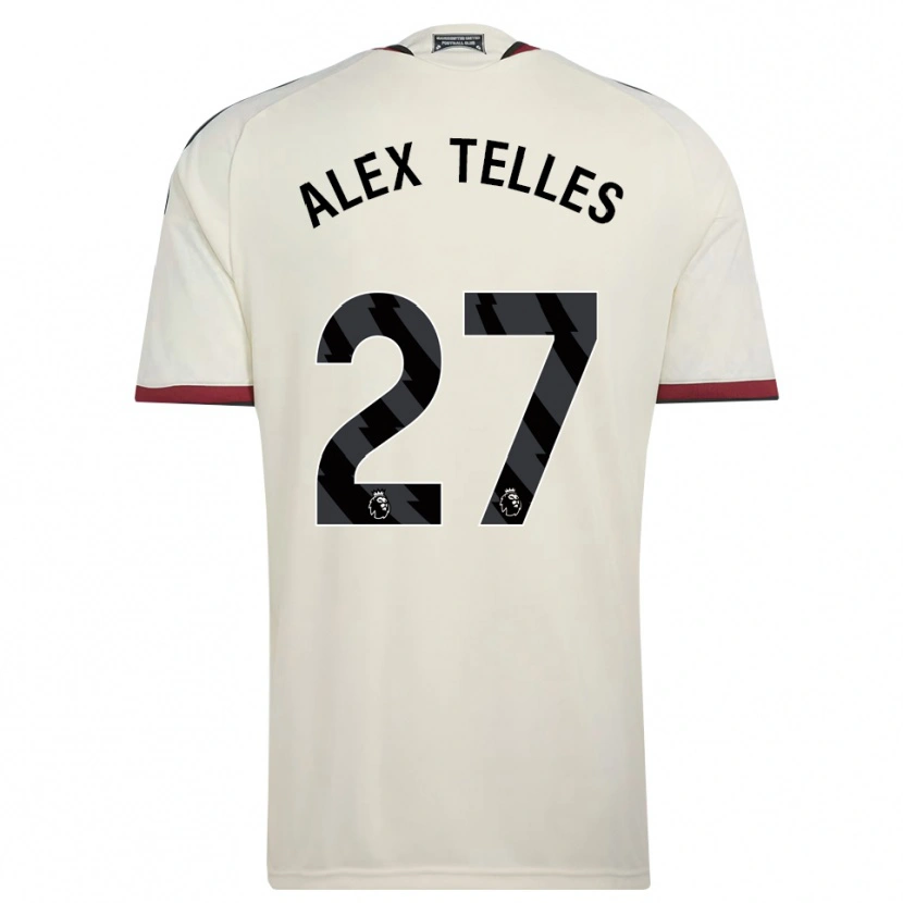 Danxen Mulher Camisola Alex Nicolao Telles #27 Beige Preto Vermelho Terceiro 2026/27 Camisa