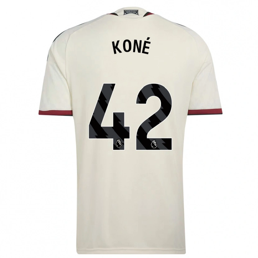 Danxen Mulher Camisola Sékou Koné #42 Beige Preto Vermelho Terceiro 2026/27 Camisa