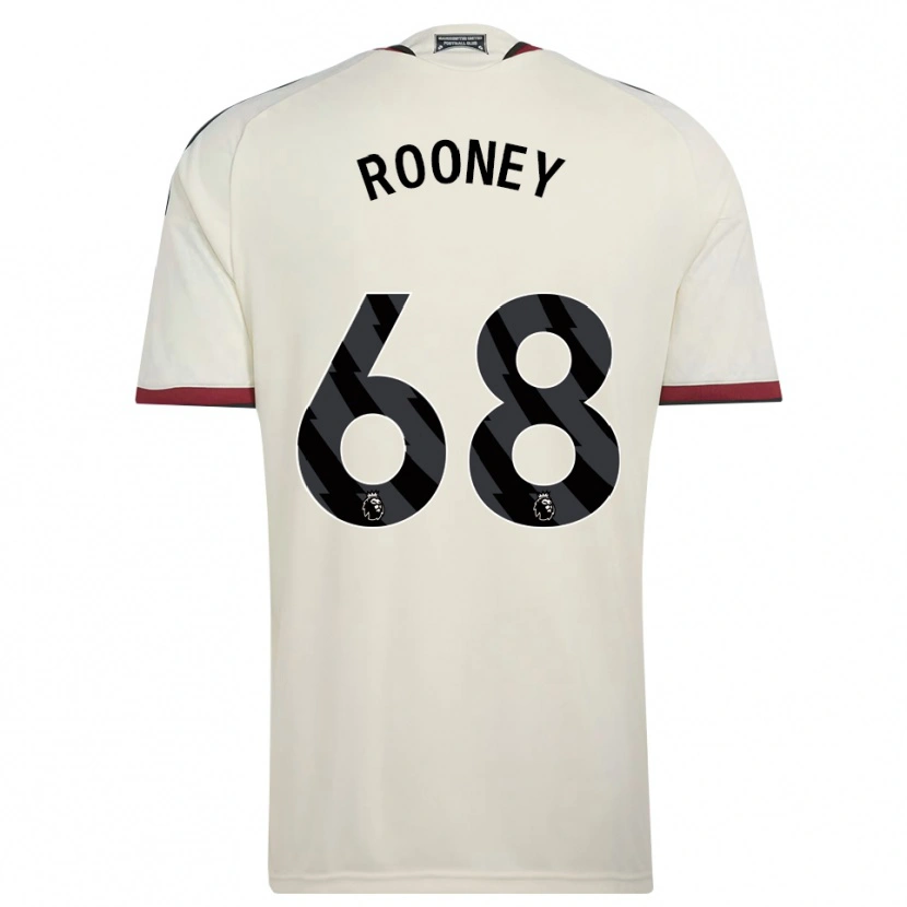 Danxen Mulher Camisola Kai Rooney #68 Beige Preto Vermelho Terceiro 2026/27 Camisa