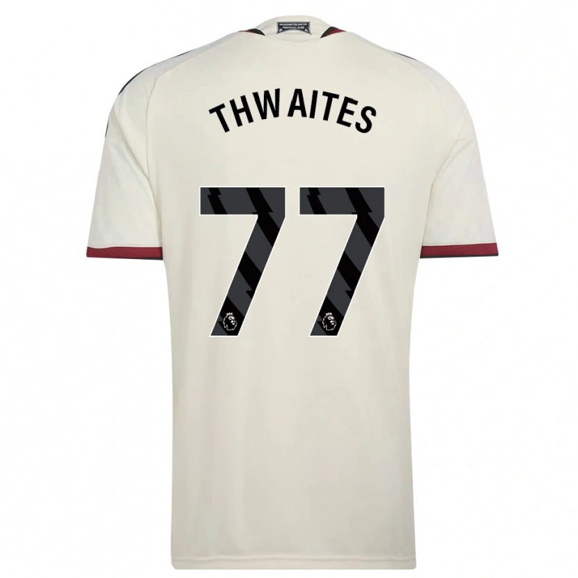 Danxen Mulher Camisola Jim Thwaites #77 Beige Preto Vermelho Terceiro 2026/27 Camisa