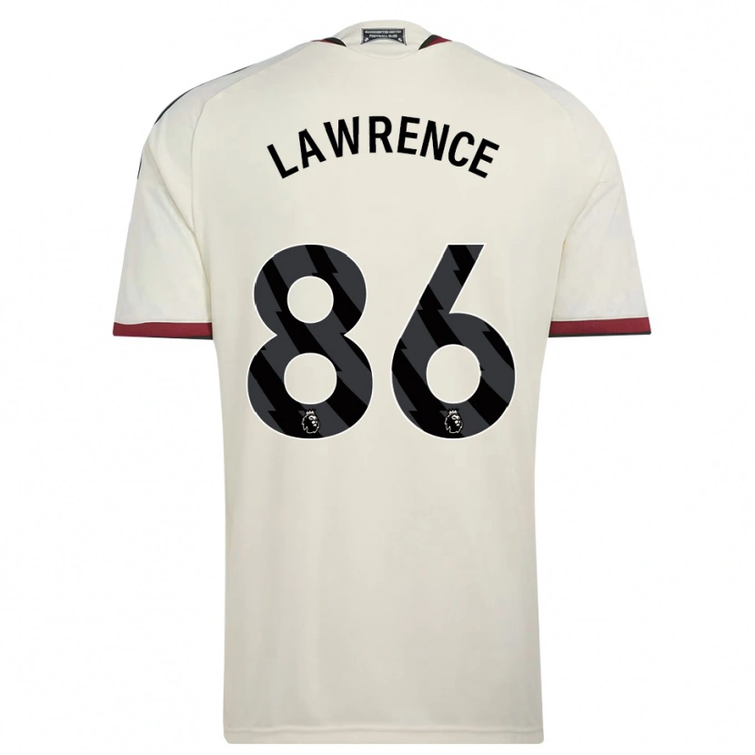 Danxen Mulher Camisola Marcus Lawrence #86 Beige Preto Vermelho Terceiro 2026/27 Camisa