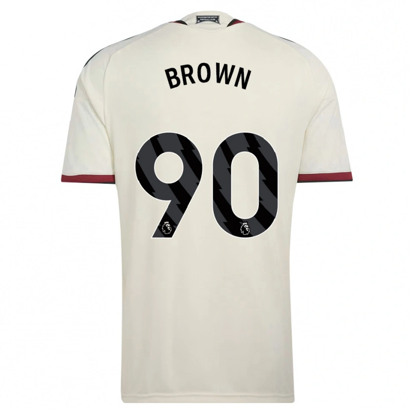 Danxen Mulher Camisola Nathaniel-Junior Brown #90 Beige Preto Vermelho Terceiro 2026/27 Camisa