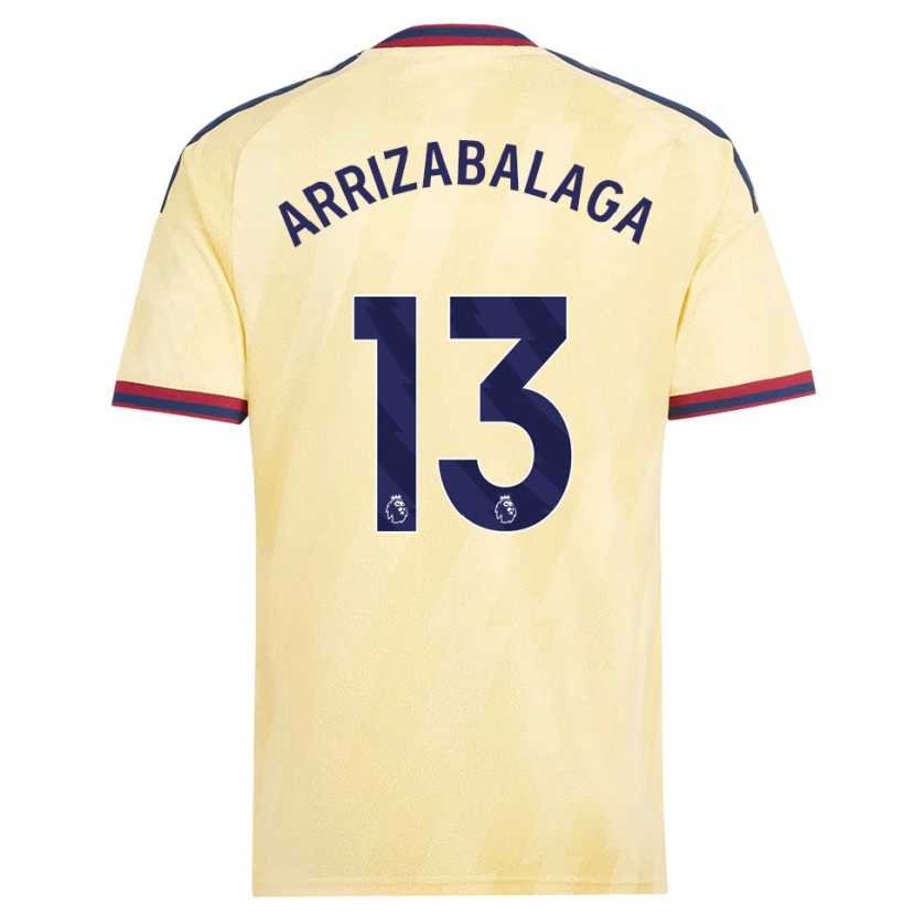 Danxen Mulher Camisola Kepa Arrizabalaga #13 Amarelo Claro Midnightblue Terceiro 2026/27 Camisa