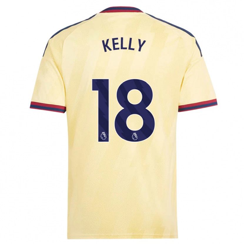 Danxen Mulher Camisola Chloe Kelly #18 Amarelo Claro Midnightblue Terceiro 2026/27 Camisa