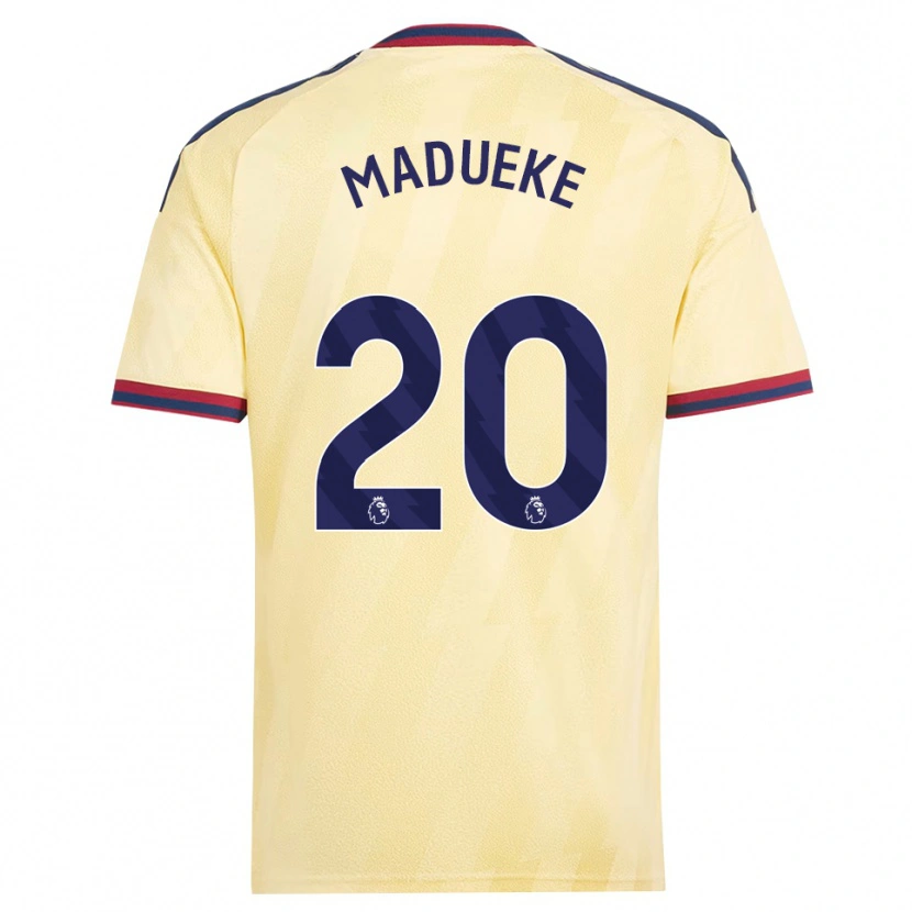 Danxen Mulher Camisola Noni Madueke #20 Amarelo Claro Midnightblue Terceiro 2026/27 Camisa