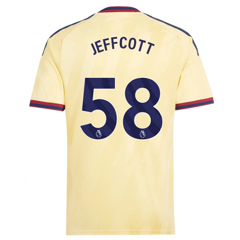 Danxen Mulher Camisola Henry Jeffcott #58 Amarelo Claro Midnightblue Terceiro 2026/27 Camisa