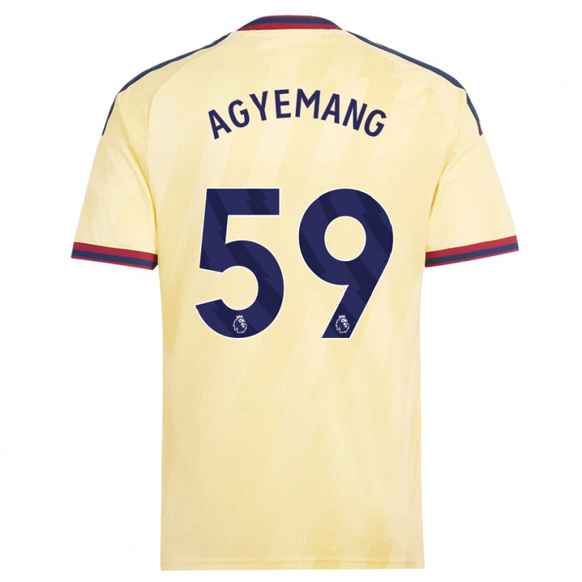 Danxen Mulher Camisola Michelle Agyemang #59 Amarelo Claro Midnightblue Terceiro 2026/27 Camisa