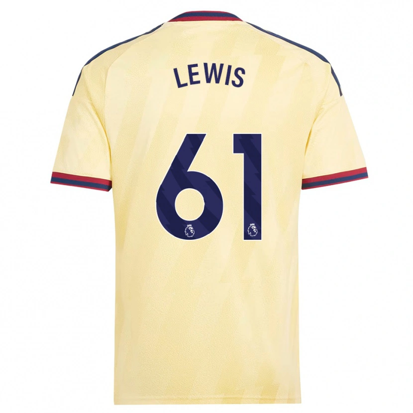 Danxen Mulher Camisola George Lewis #61 Amarelo Claro Midnightblue Terceiro 2026/27 Camisa