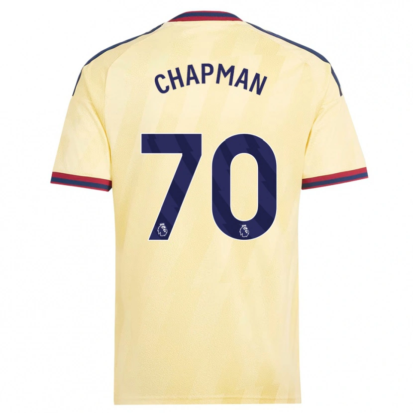 Danxen Mulher Camisola Samuel Chapman #70 Amarelo Claro Midnightblue Terceiro 2026/27 Camisa