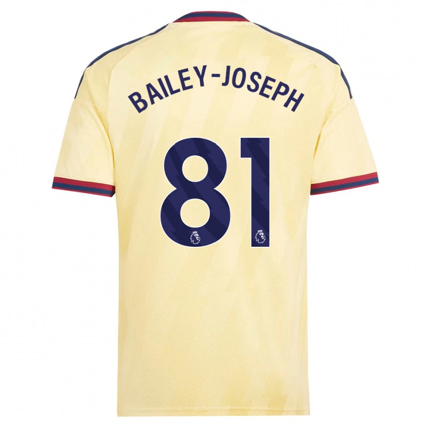 Danxen Mulher Camisola Brando Bailey-Joseph #81 Amarelo Claro Midnightblue Terceiro 2026/27 Camisa