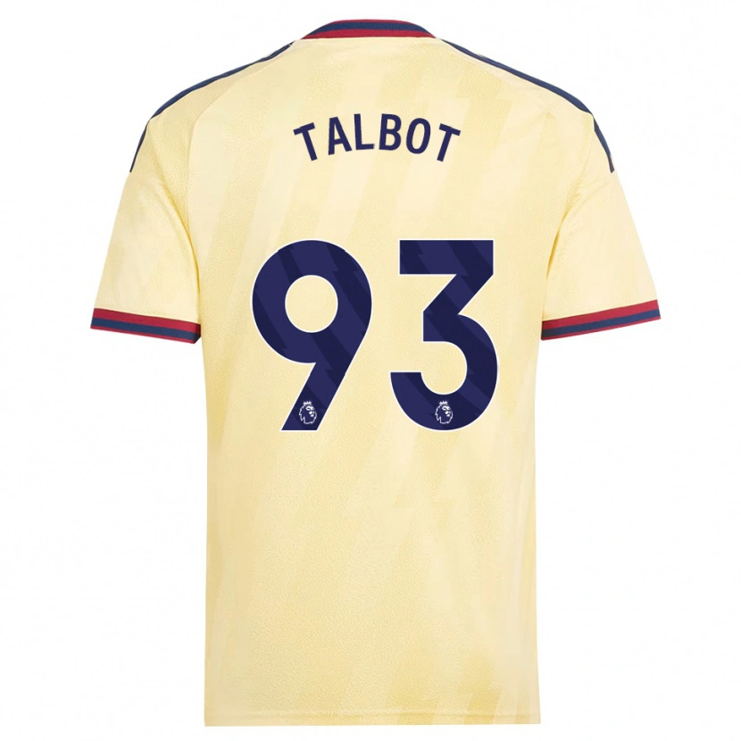 Danxen Mulher Camisola Jack Talbot #93 Amarelo Claro Midnightblue Terceiro 2026/27 Camisa