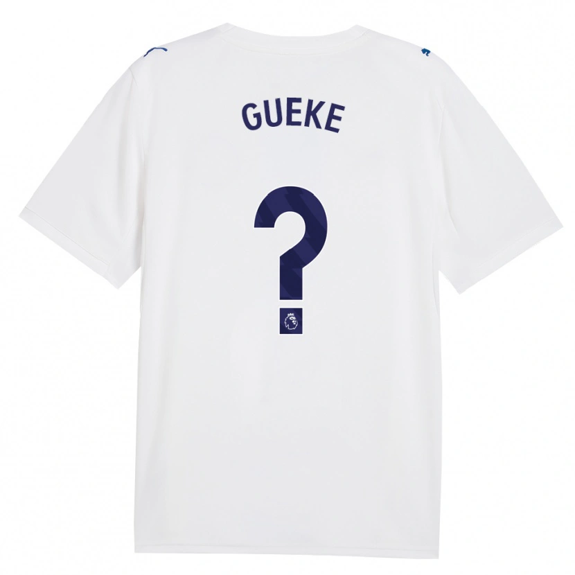 Danxen Mulher Camisola William Gueke #0 Marinha Branco Terceiro 2026/27 Camisa