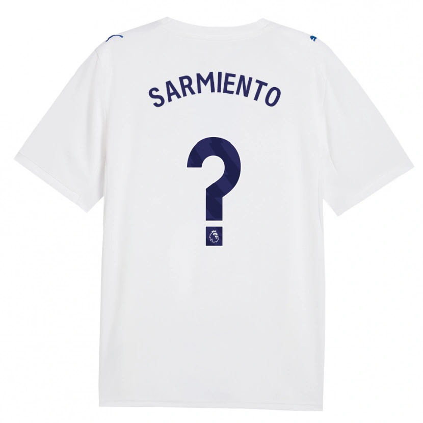 Danxen Mulher Camisola Darío Sarmiento #0 Marinha Branco Terceiro 2026/27 Camisa