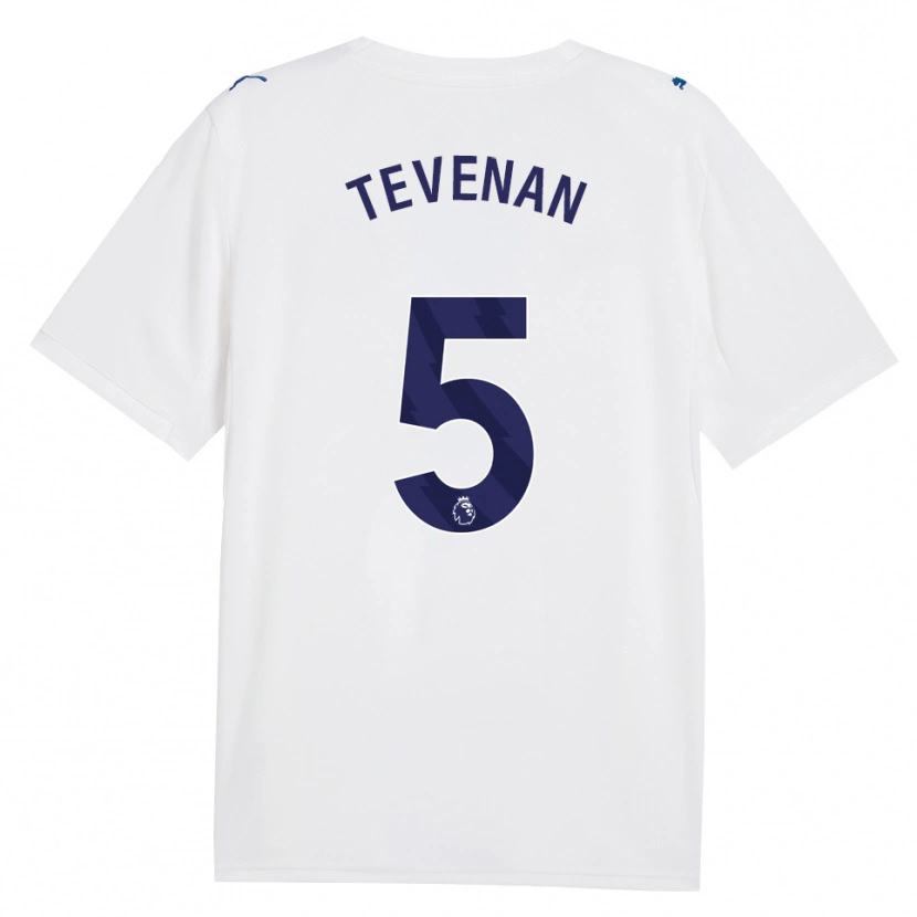 Danxen Mulher Camisola Oliver Tevenan #5 Marinha Branco Terceiro 2026/27 Camisa