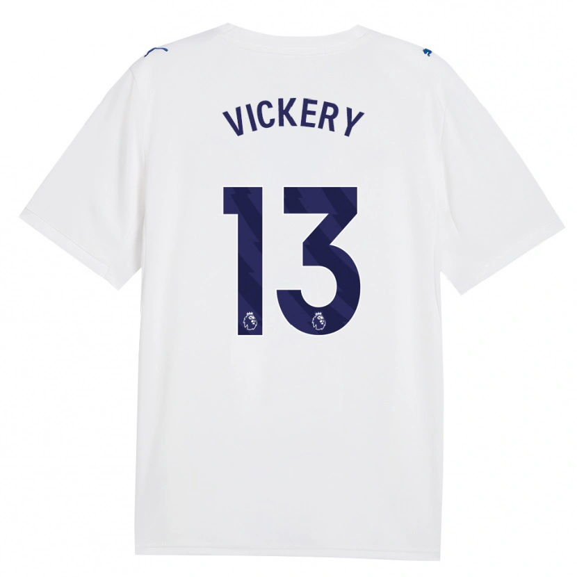 Danxen Mulher Camisola Ben Vickery #13 Marinha Branco Terceiro 2026/27 Camisa