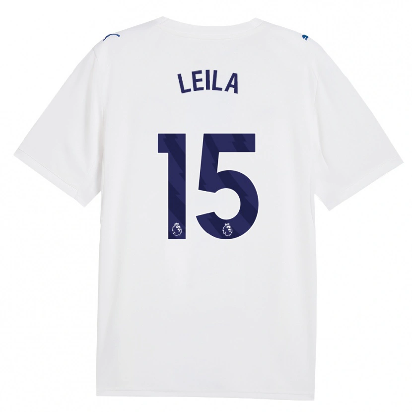 Danxen Mulher Camisola Leila Ouahabi #15 Marinha Branco Terceiro 2026/27 Camisa