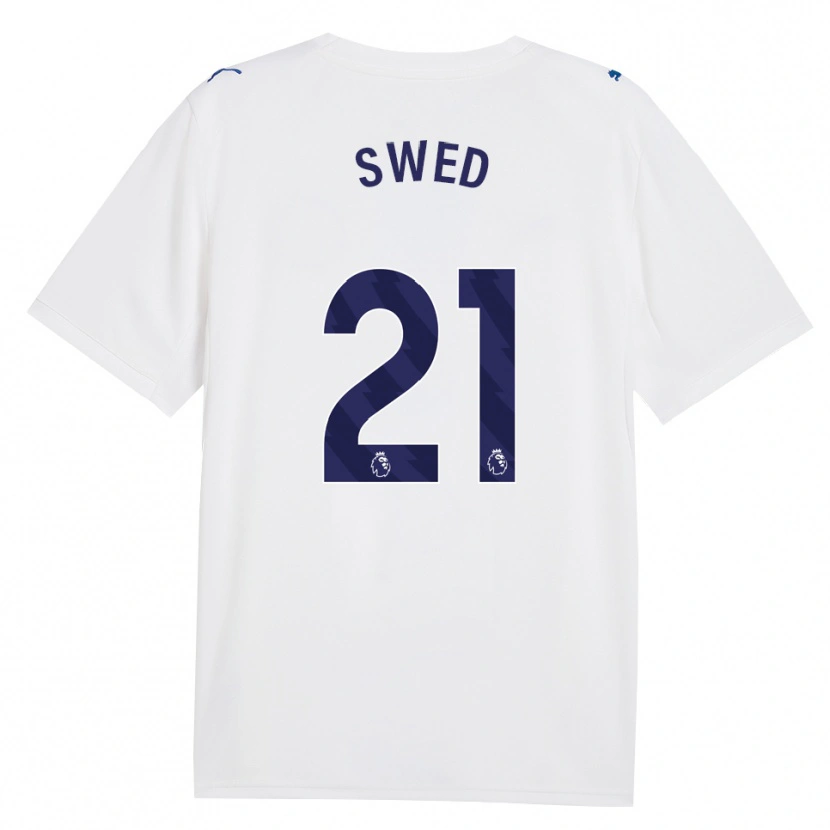 Danxen Mulher Camisola Hamza Swed #21 Marinha Branco Terceiro 2026/27 Camisa