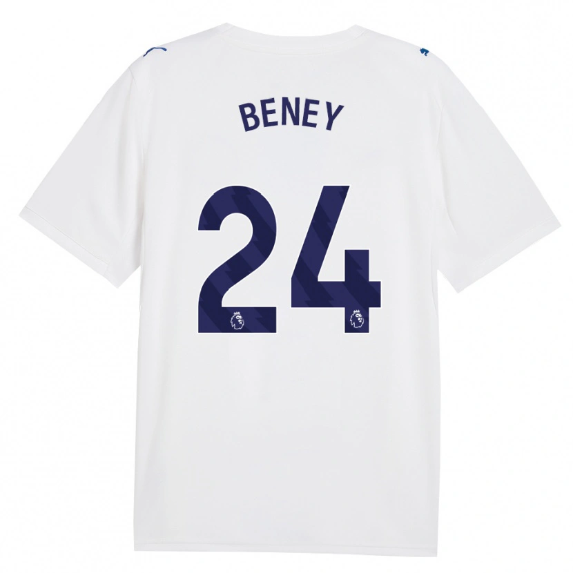 Danxen Mulher Camisola Iman Beney #24 Marinha Branco Terceiro 2026/27 Camisa